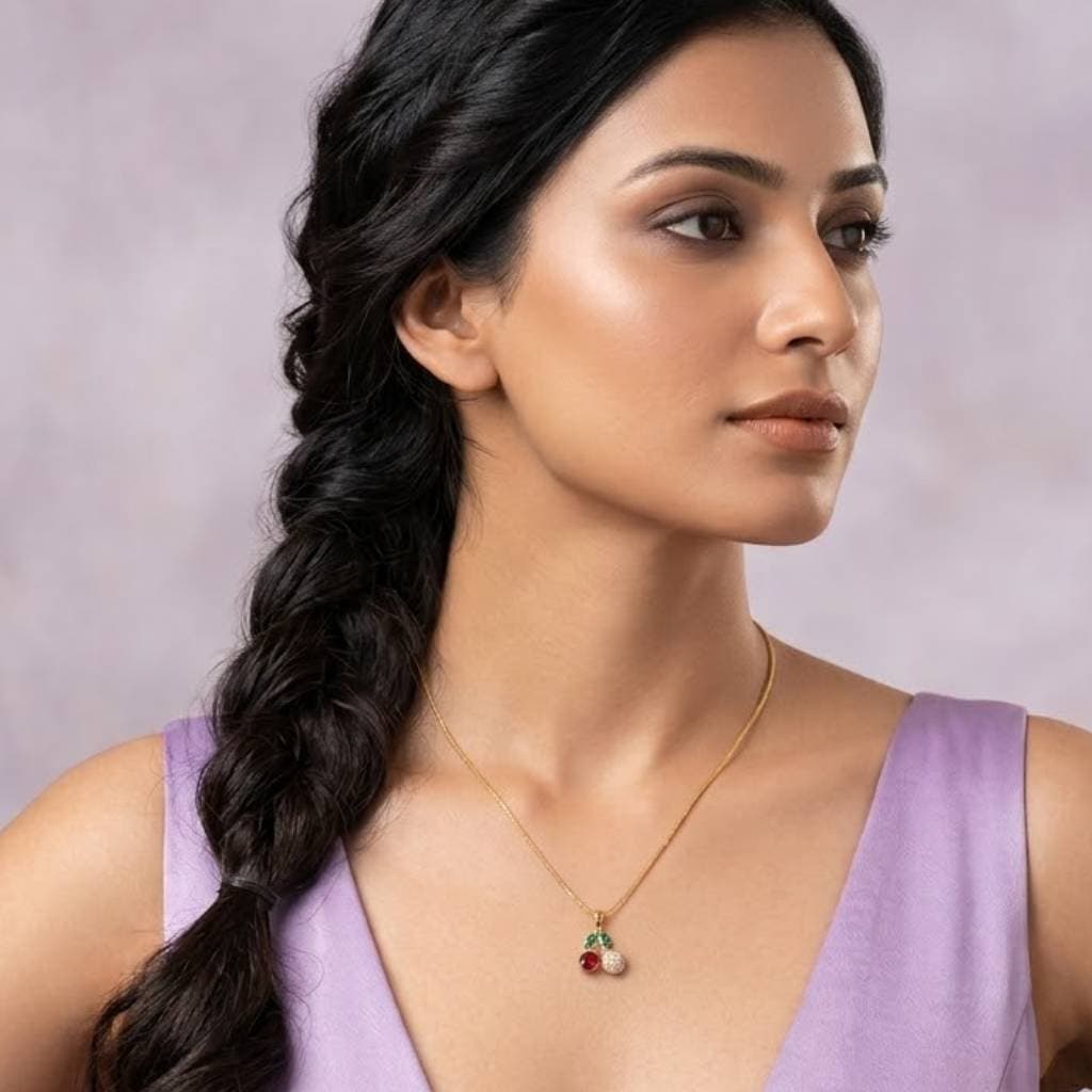 Cherry Charm Pendant Chain