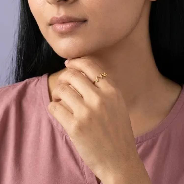 Slim Zigzag Ring