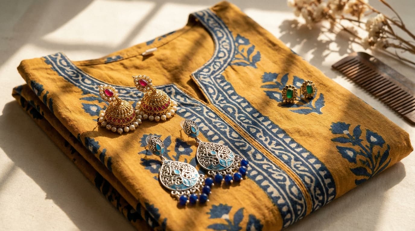 Earrings for Kurtis