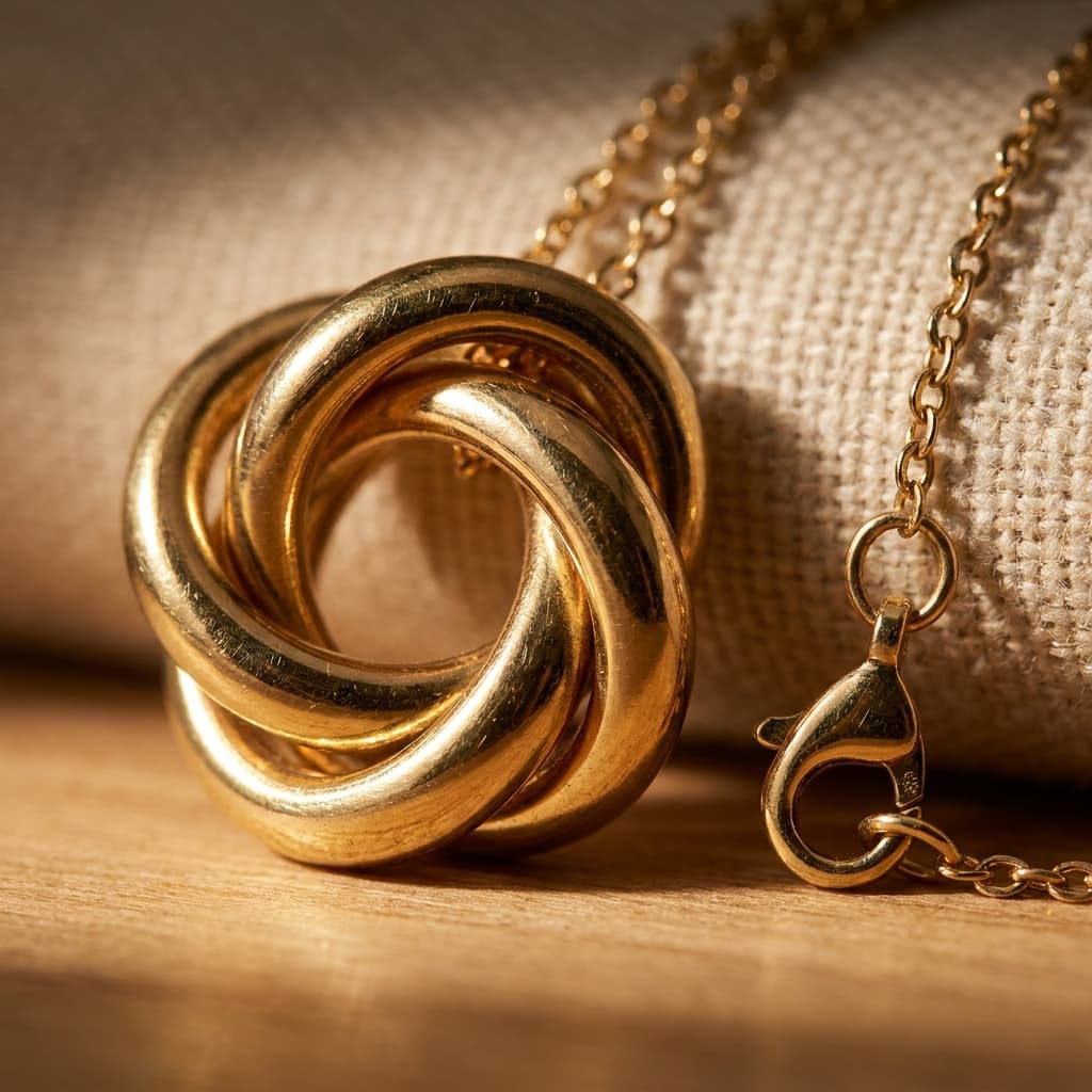 Aurora Love Knot Pendant