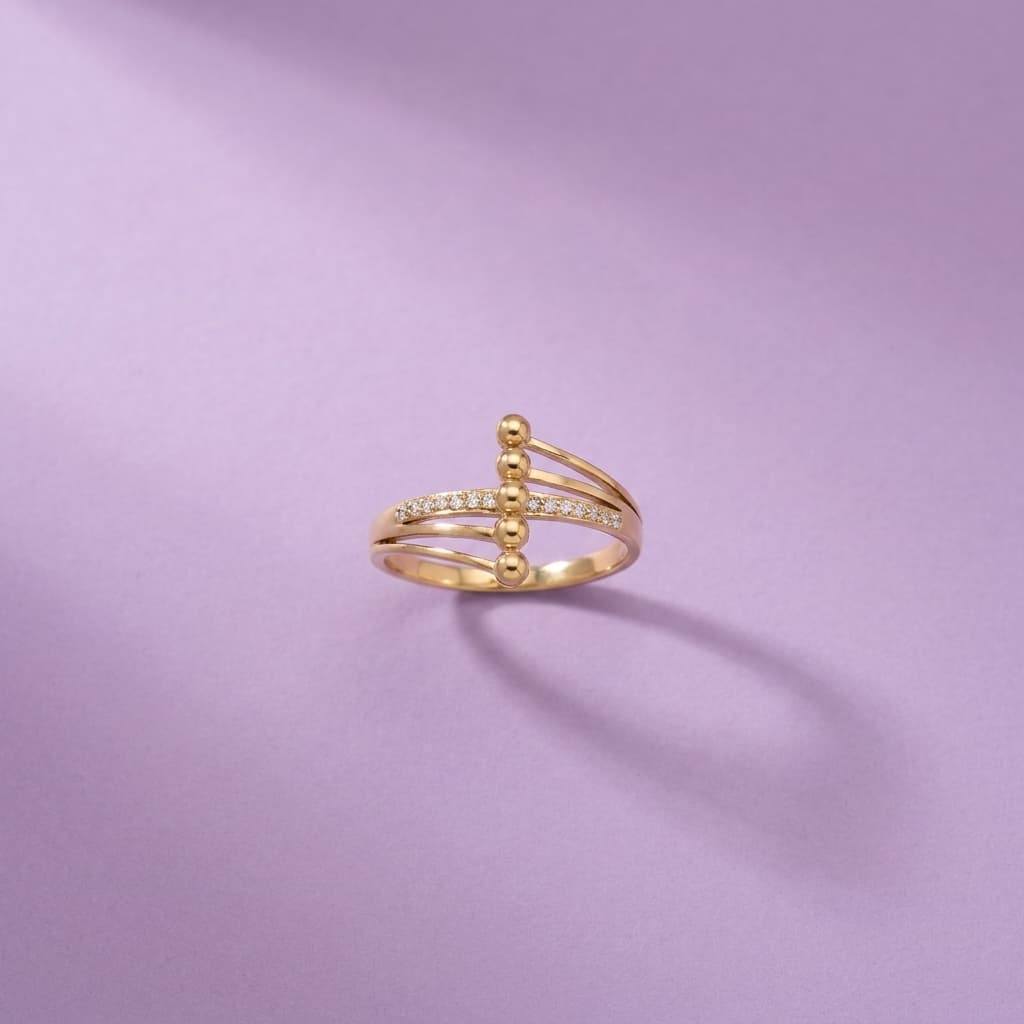 Crossover Bead Ring