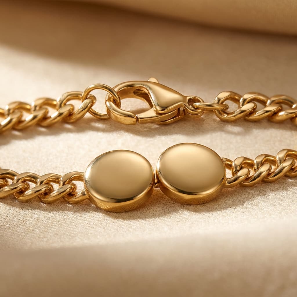 Double Glow Disc Bracelet