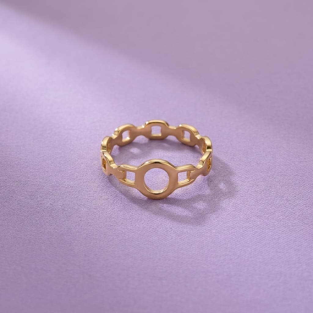 Oval Link Ring