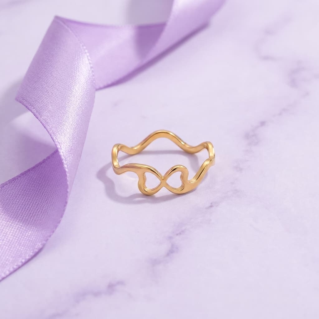 Squiggle Open Ring