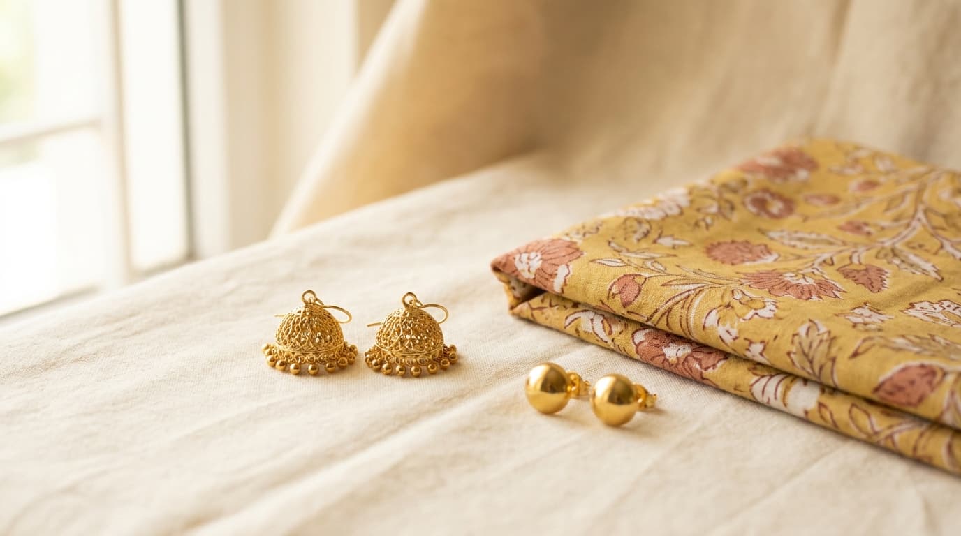 Which Earrings to Wear With a Kurti: Neckline and Colour Guide