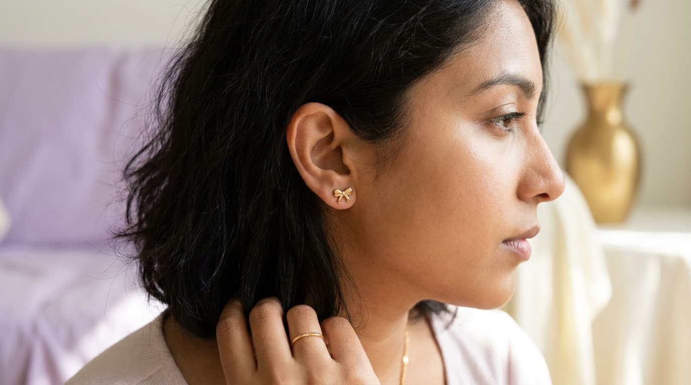 Bow Jewellery: How to Wear Ribbon Bow Studs