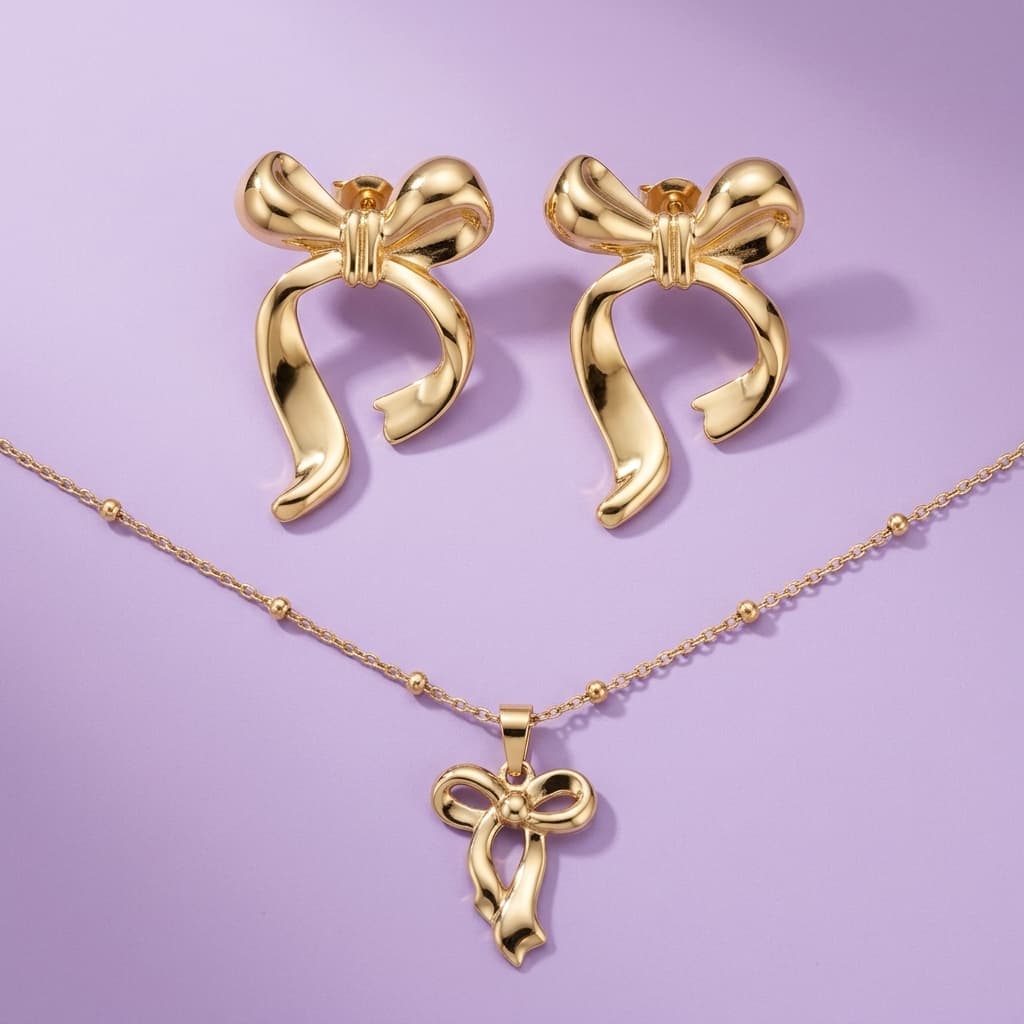 Bow & Pearl Rakhi Gift Combo