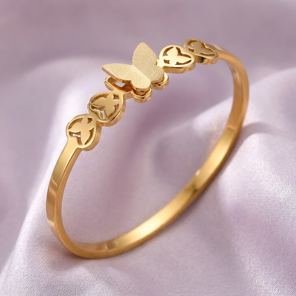 Five Butterfly Dainty Open Cuff